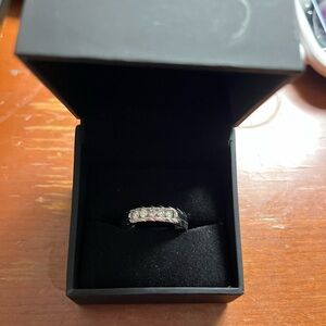 Kay Jewelers Mens Diamond Wedding Band 1/2 ct tw Roundcut 10K White Gold Size 11